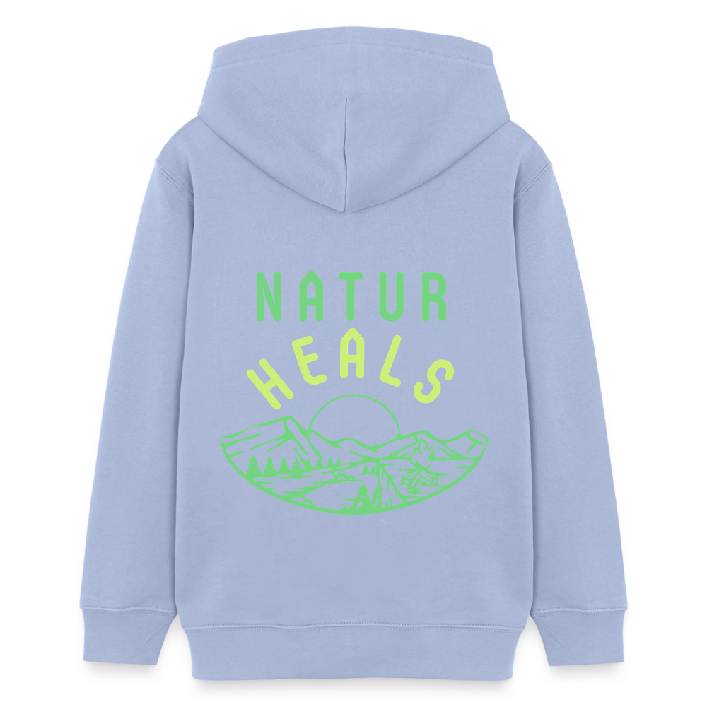Teenager Bio-Hoodie - NATUR HEALS - Sky