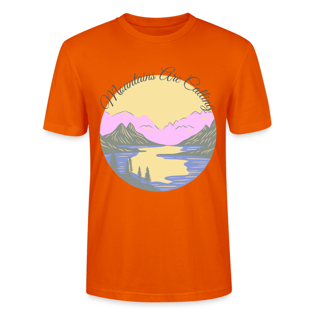 Nachhaltige Mode: T-Shirt 'Mountains Are Calling' – Perfekt für Bergwanderungen und Freizeit