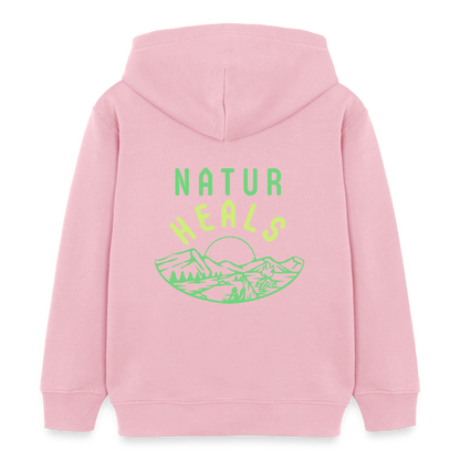 Kinder Bio-Hoodie - NATUR HEALS - Hellrosa