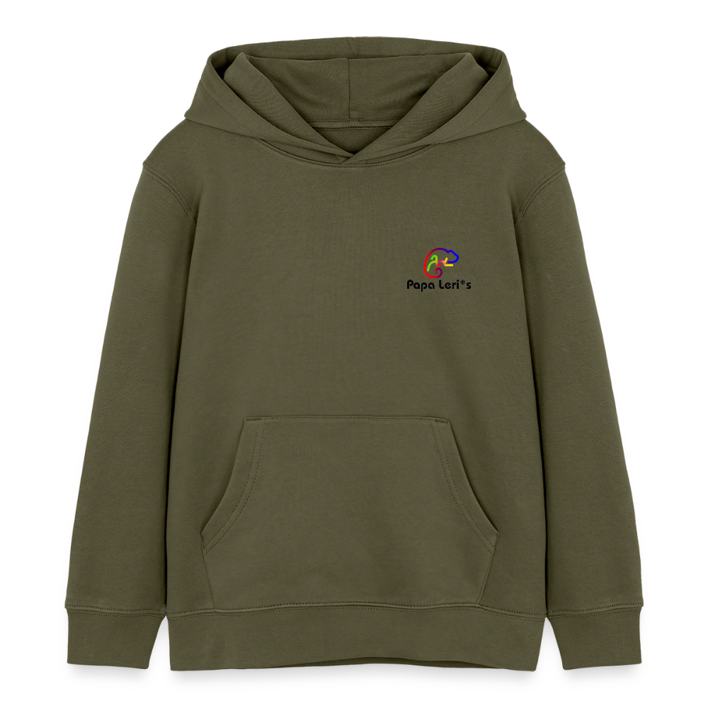 Kinder Bio-Hoodie - SERENE WATERS - Khaki