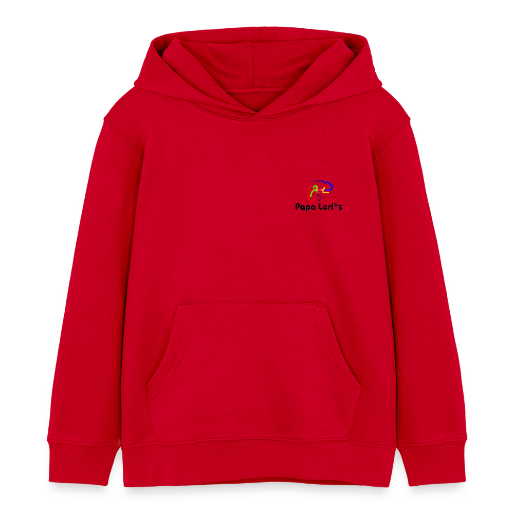 Kinder Bio-Hoodie - SERENITY IN THE SUNSET - Rot