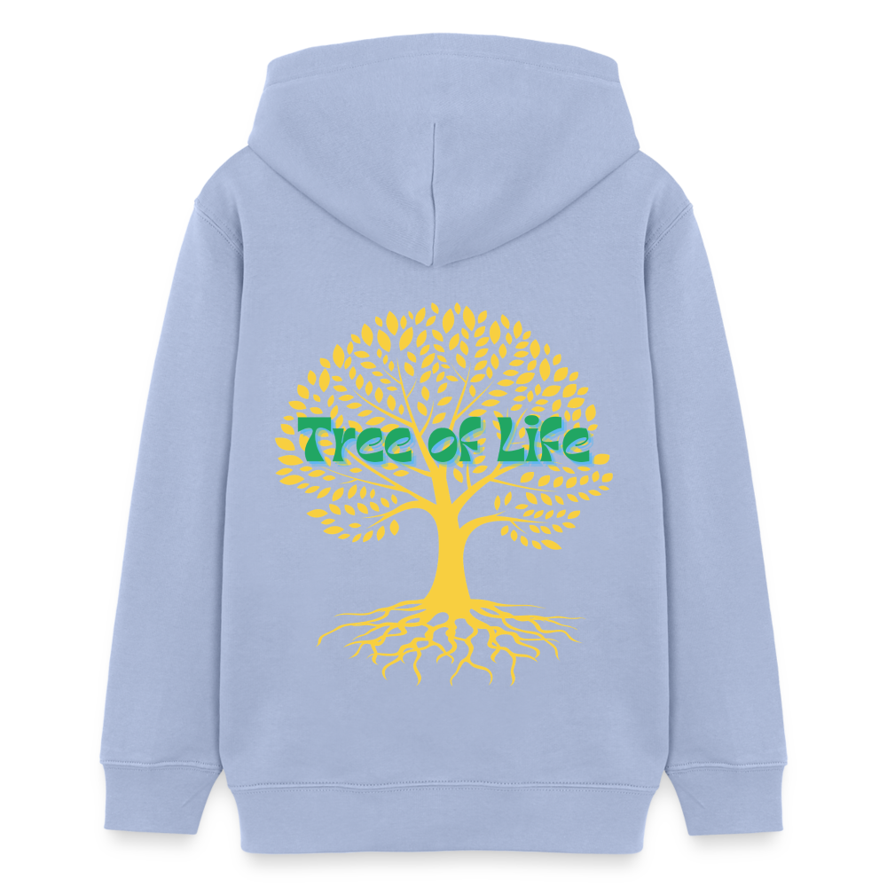 Teenager Bio-Hoodie - TREE OF LIFE - Sky