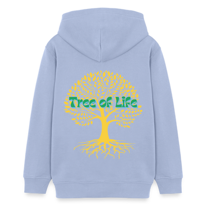 Teenager Bio-Hoodie - TREE OF LIFE - Sky