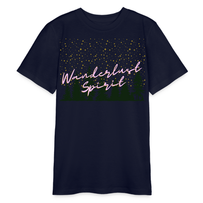 Bio Teenager T-Shirt - Wanderlust Spirit - Navy