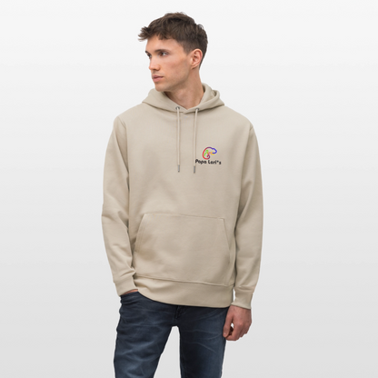 Unisex Herren Damen Bio-Hoodie - EXPLORE THE UNKNOWN - Beige