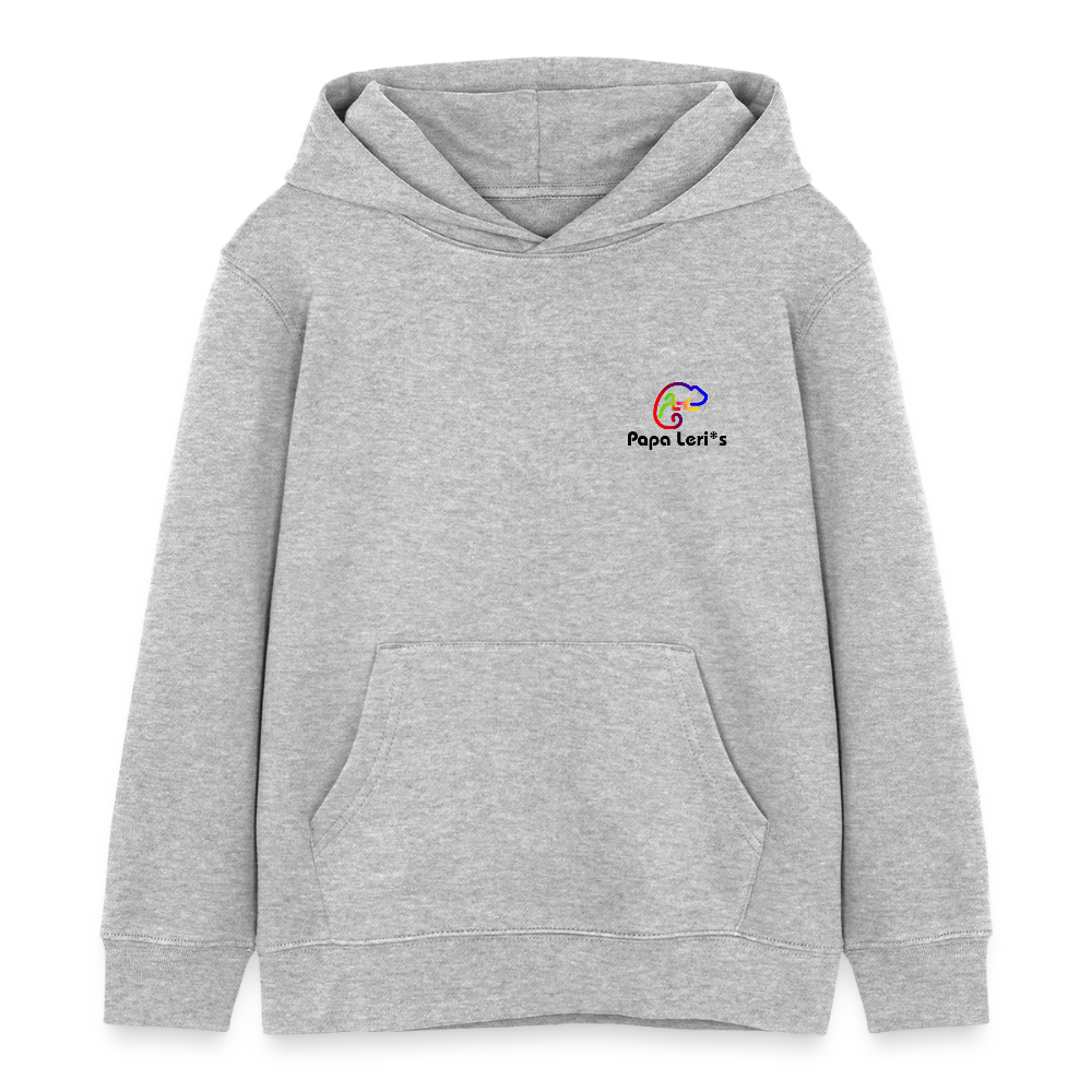 Kinder Bio-Hoodie - SKY´S THE LIMIT - Grau meliert