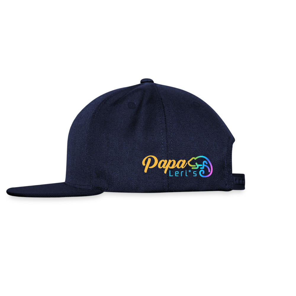 Snapback Cap- KROKO POWER - versch. Farben - Navy/Navy