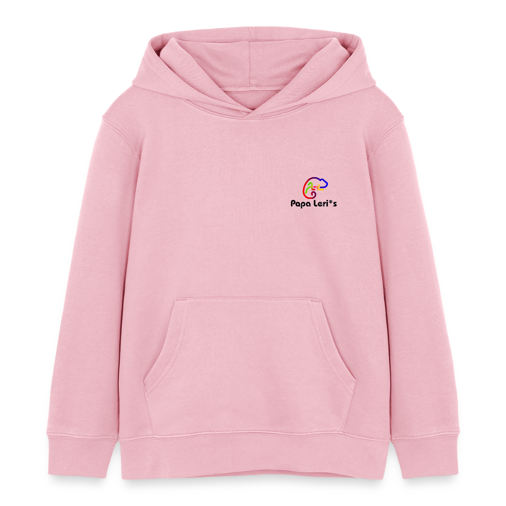 Kinder Bio-Hoodie - MOUNTAINS ARE CALLING - Hellrosa