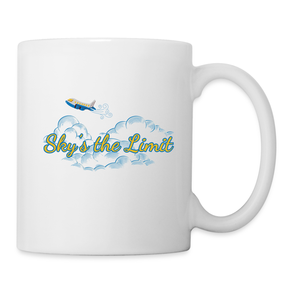 Tasse - SKY`S THE LIMIT - Weiß