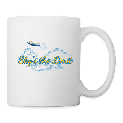 Tasse - SKY`S THE LIMIT - Weiß