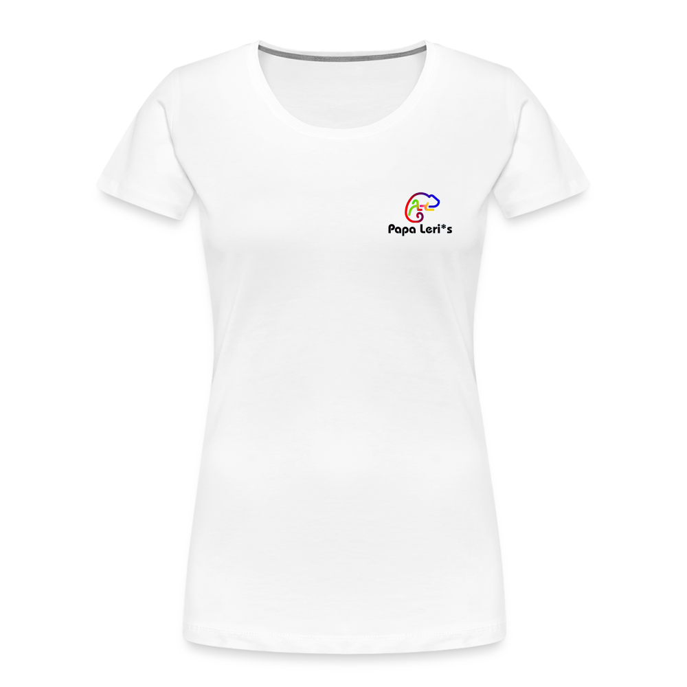 Frauen Premium Bio T-Shirt - WANDERLUST SPIRIT - Weiß