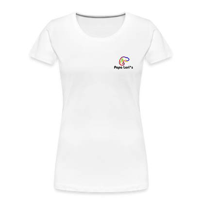 Frauen Premium Bio T-Shirt - WANDERLUST SPIRIT - Weiß