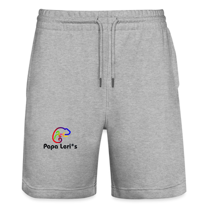 Bio Unisex  Herren Damen Joggingshorts - Grau meliert