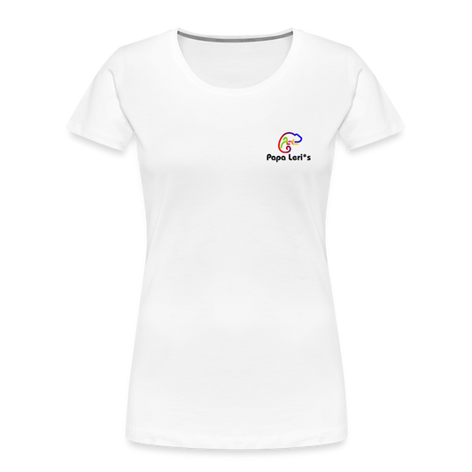 Frauen Premium Bio T-Shirt - OCEAN WHISPER - Weiß