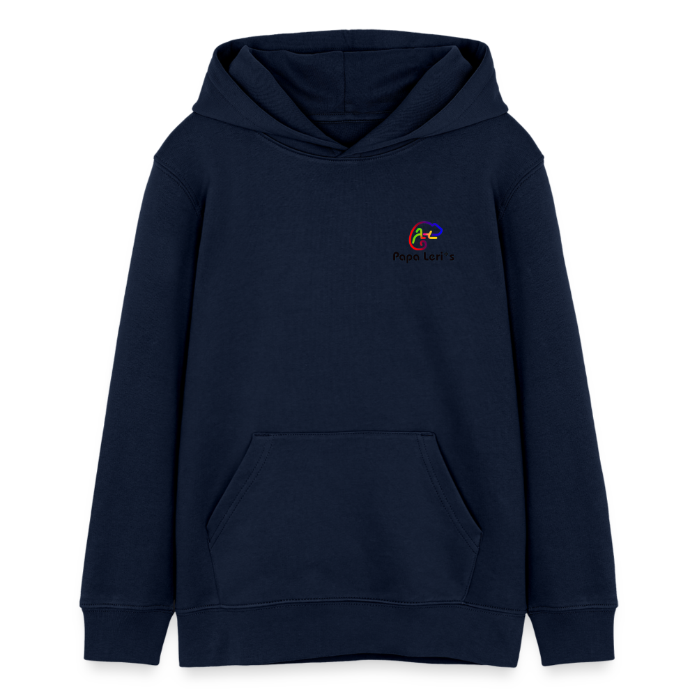 Teenager Bio-Hoodie -  I LOVE CHIEMGAU - Navy