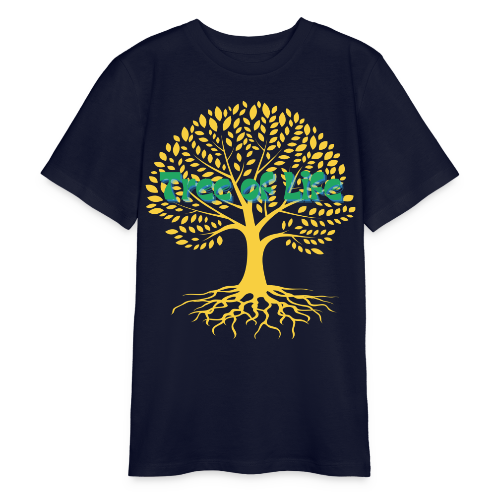 Bio Teenager T-Shirt - TREE OF LIFE - Navy