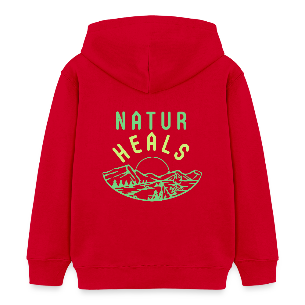 Kinder Bio-Hoodie - NATUR HEALS - Rot