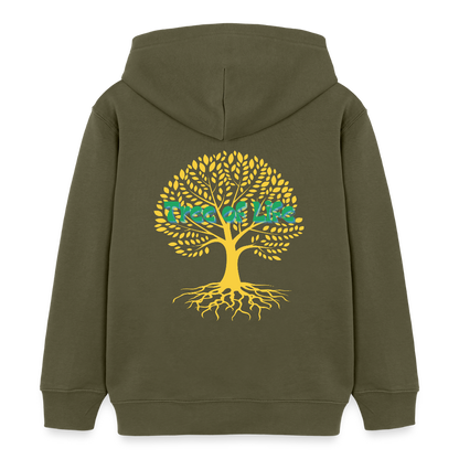 Kinder Bio-Hoodie - TREE OF LIFE - Khaki