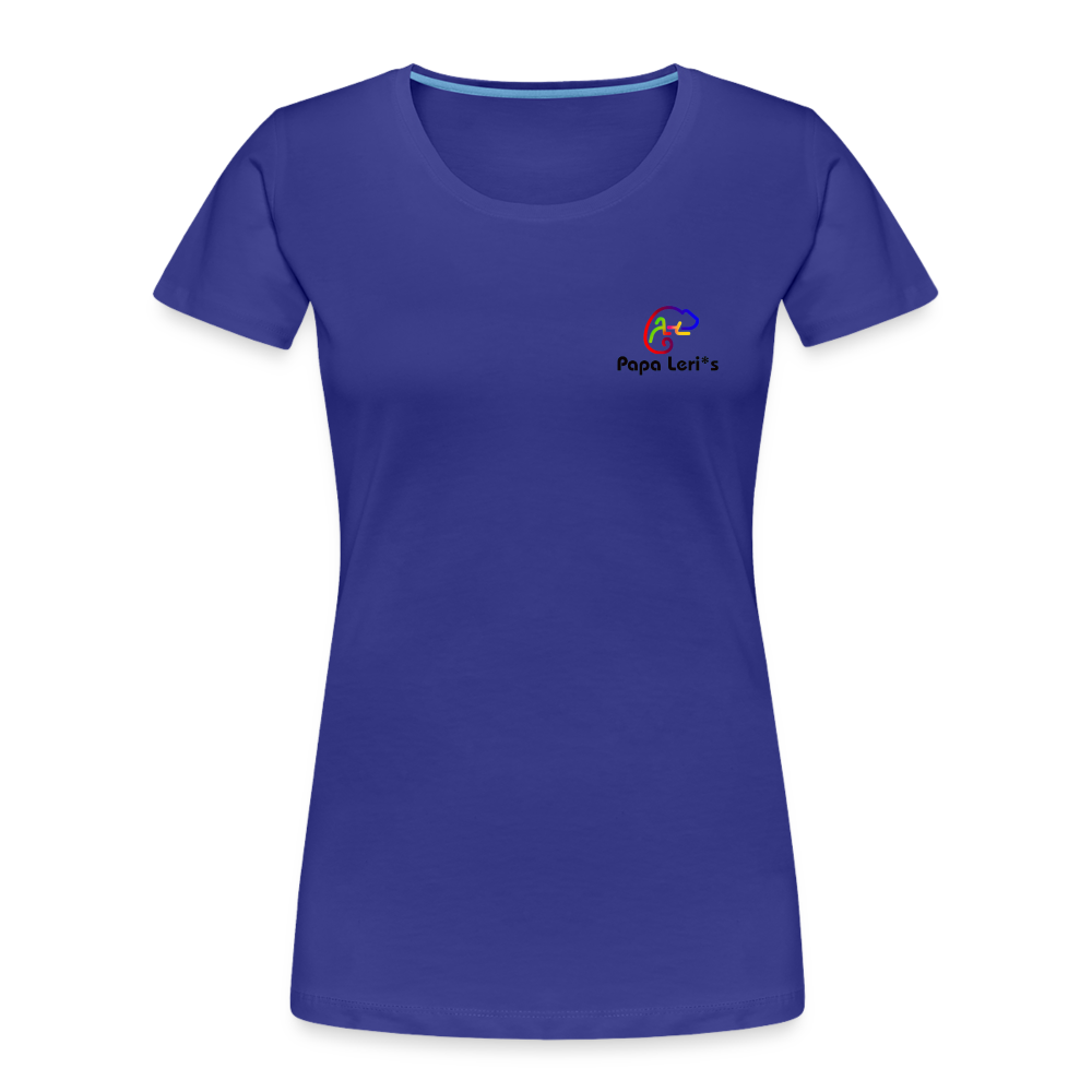 Frauen Premium Bio T-Shirt - WANDERLUST SPIRIT - Königsblau