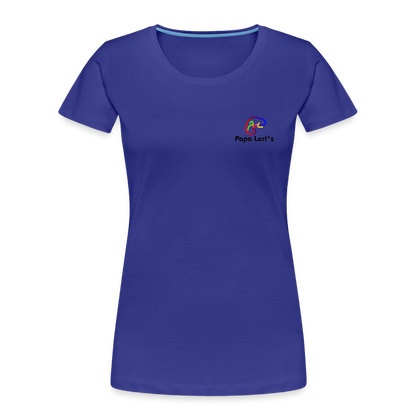 Frauen Premium Bio T-Shirt - WANDERLUST SPIRIT - Königsblau