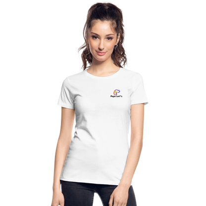 Frauen Premium Bio T-Shirt - SKY´S THE LIMIT - Weiß