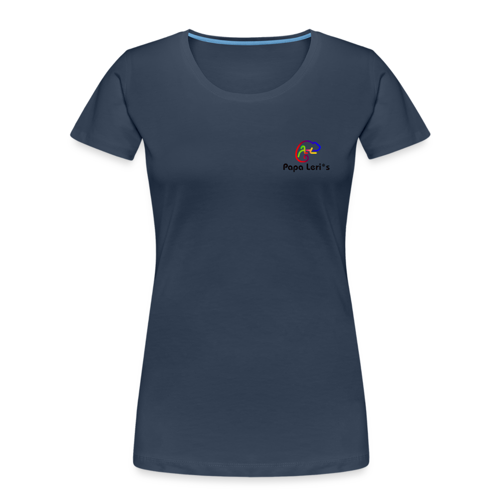 Frauen Premium Bio T-Shirt - WANDERLUST SPIRIT - Navy