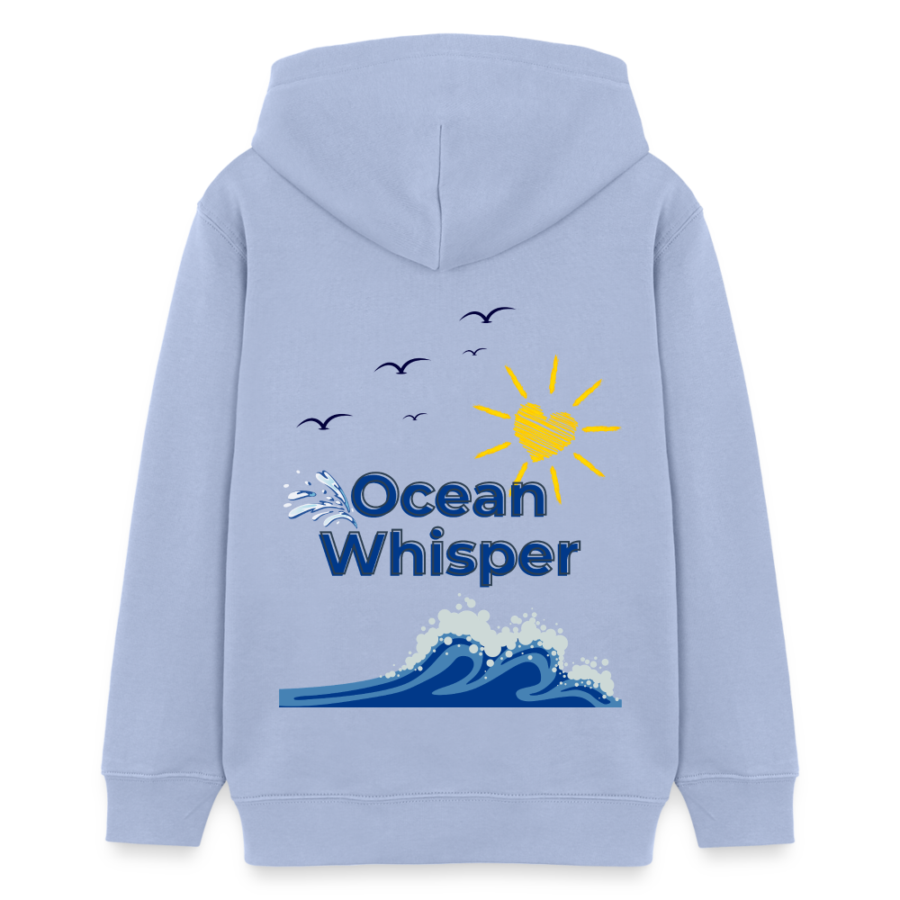 Teenager Bio-Hoodie - OCEAN WHISPER - Sky