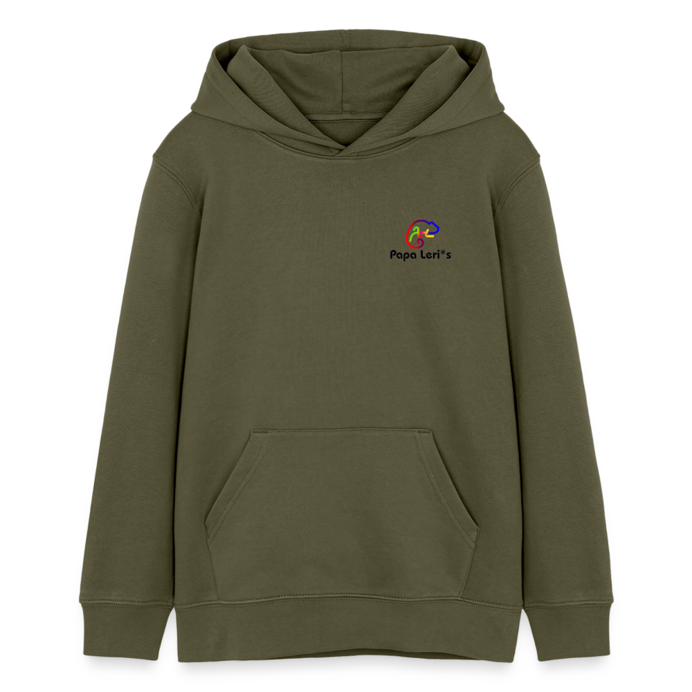 Teenager Bio-Hoodie - IN THE HEART OF THE WILD 2 - Khaki