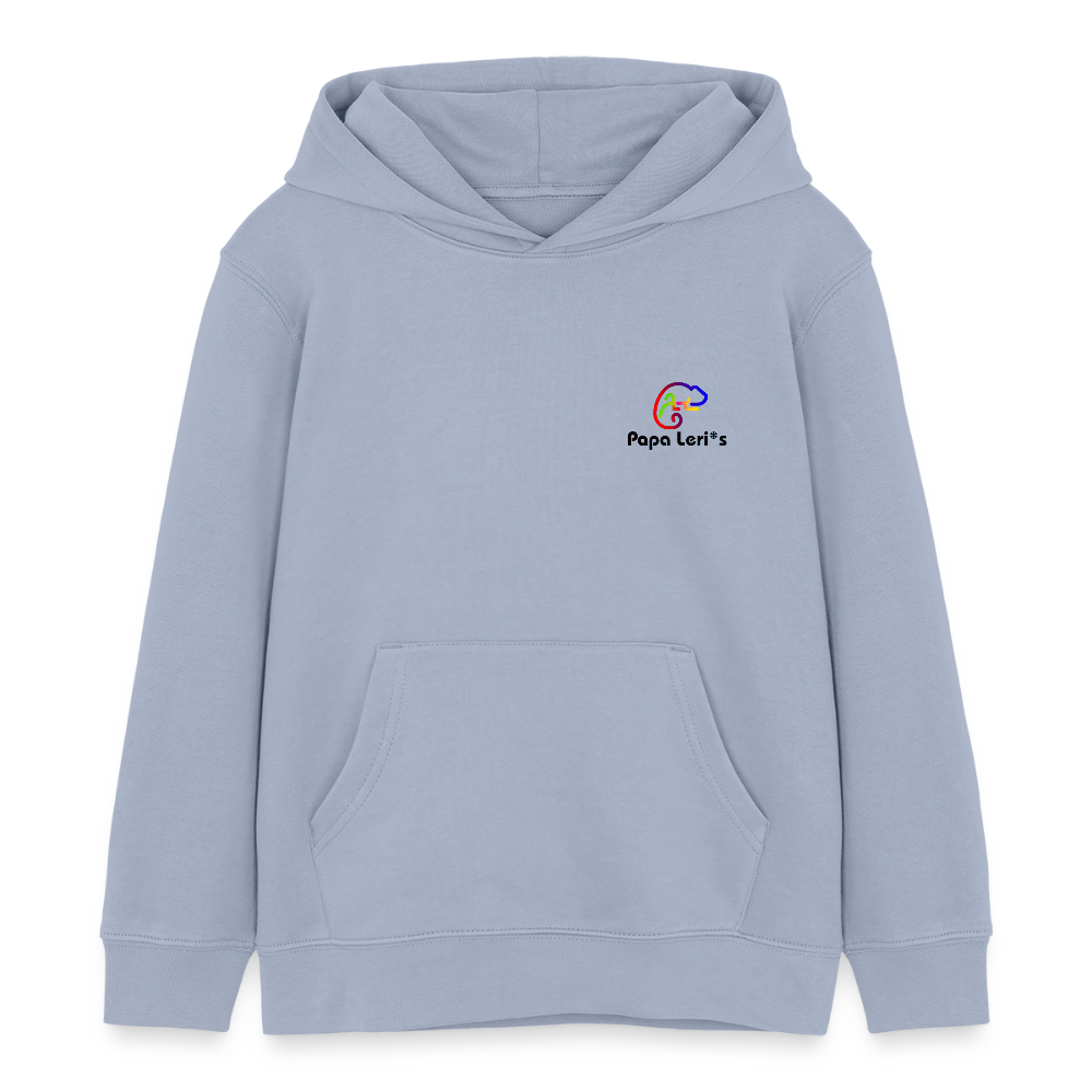 Kinder Bio-Hoodie - INTO THE WILD - Lavendel-Violett