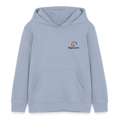 Kinder Bio-Hoodie - INTO THE WILD - Lavendel-Violett