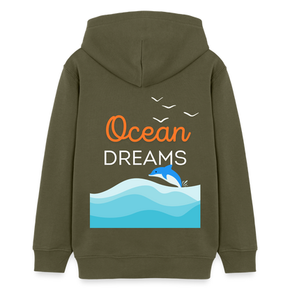 Teenager Bio-Hoodie - OCEAN DREAMS - Khaki