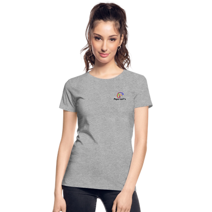 Frauen Premium Bio T-Shirt - WANDERLUST SPIRIT - Grau meliert