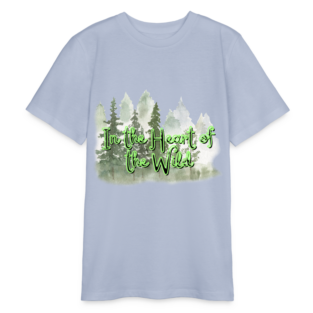 Bio Teenager T-Shirt - IN THE HEART OF THE WILD - Lavendel-Violett