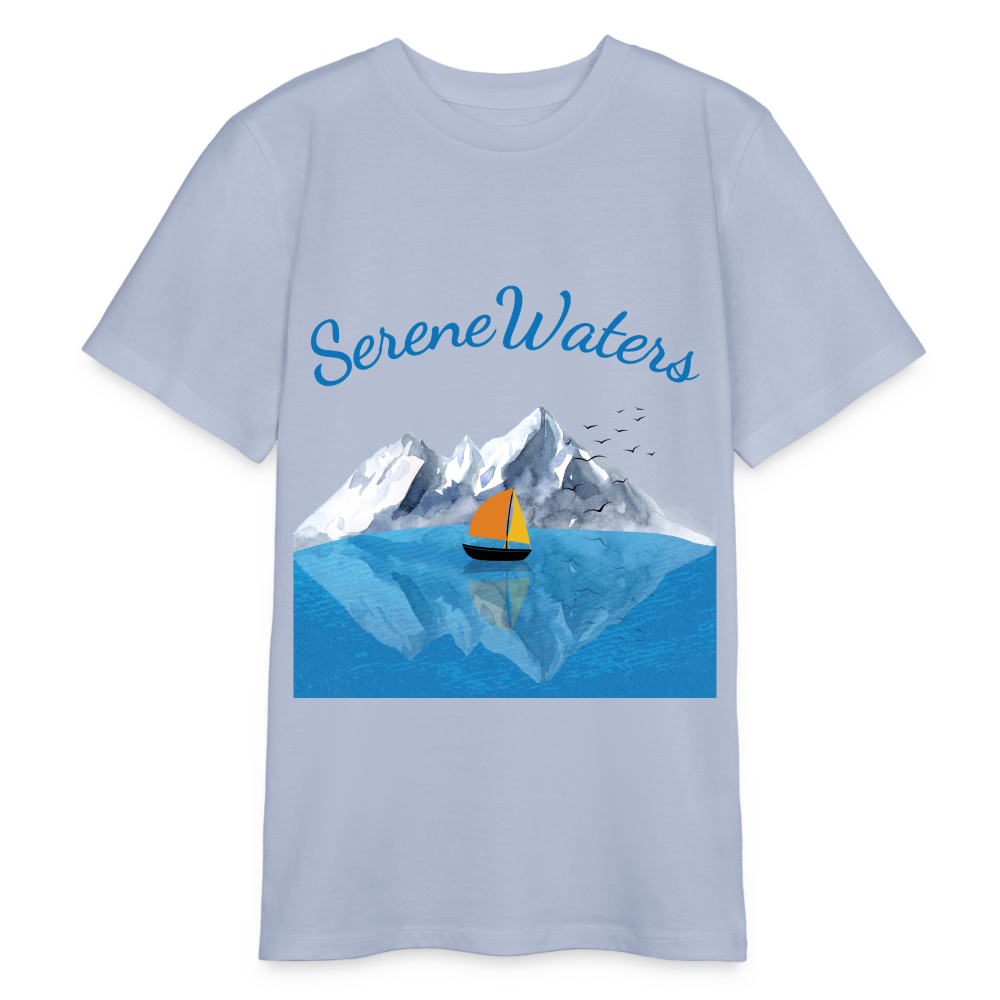 Bio Teenager T-Shirt - SERENE WATERS - Lavendel-Violett