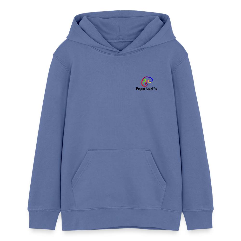 Teenager Bio-Hoodie - MOUNTAINS ARE CALLING - Blau