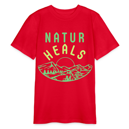 Bio Teenager T-Shirt - NATUR HEALS - Rot