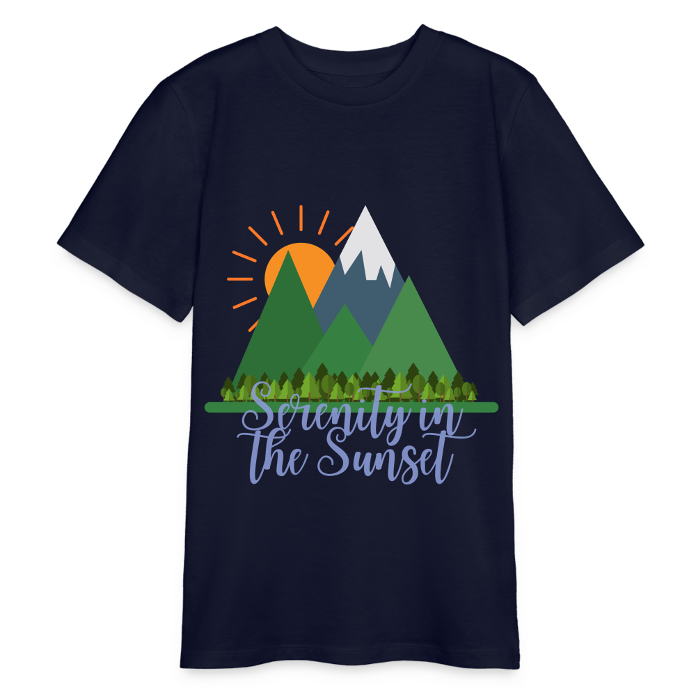 Bio Teenager T-Shirt - SERENITY IN THE SUNSET - Navy