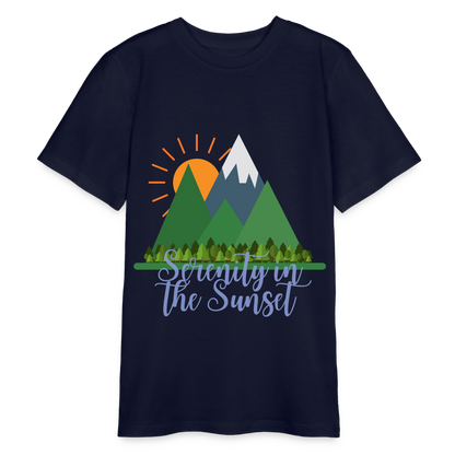 Bio Teenager T-Shirt - SERENITY IN THE SUNSET - Navy