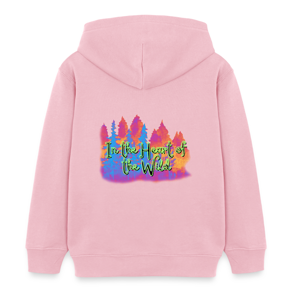 Kinder Bio-Hoodie - IN THE HEART OF THE WILD 2 - Hellrosa