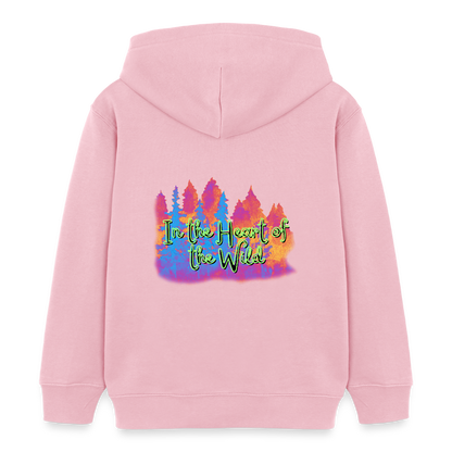 Kinder Bio-Hoodie - IN THE HEART OF THE WILD 2 - Hellrosa