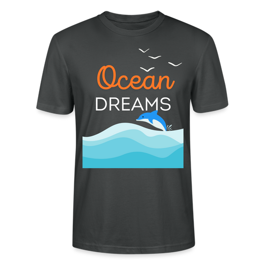 Unisex Herren Damen Bio T-Shirt - OCEAN DREAMS - Anthrazit