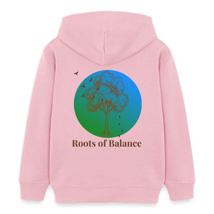 Kinder Bio-Hoodie - ROOTS OF BALANCE - Hellrosa