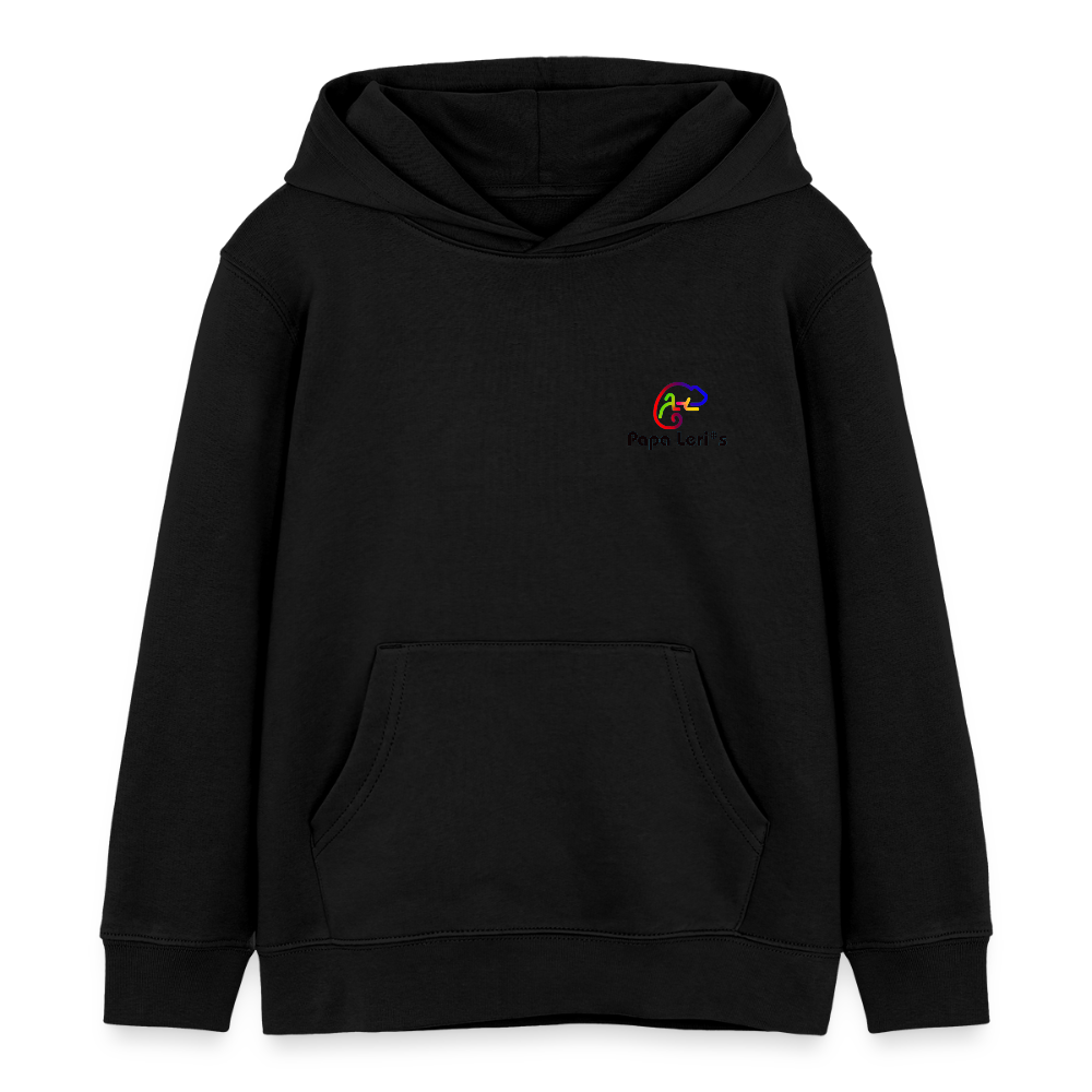 Kinder Bio-Hoodie - SERENITY IN THE SUNSET - Schwarz