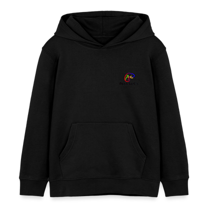 Kinder Bio-Hoodie - SERENITY IN THE SUNSET - Schwarz