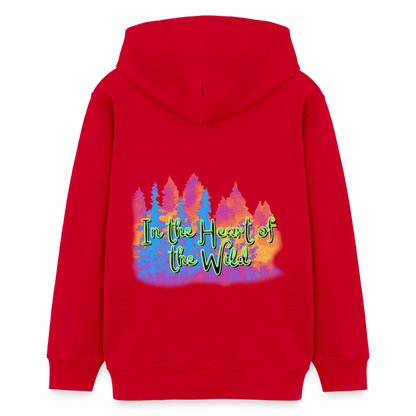 Teenager Bio-Hoodie - IN THE HEART OF THE WILD 2 - Rot