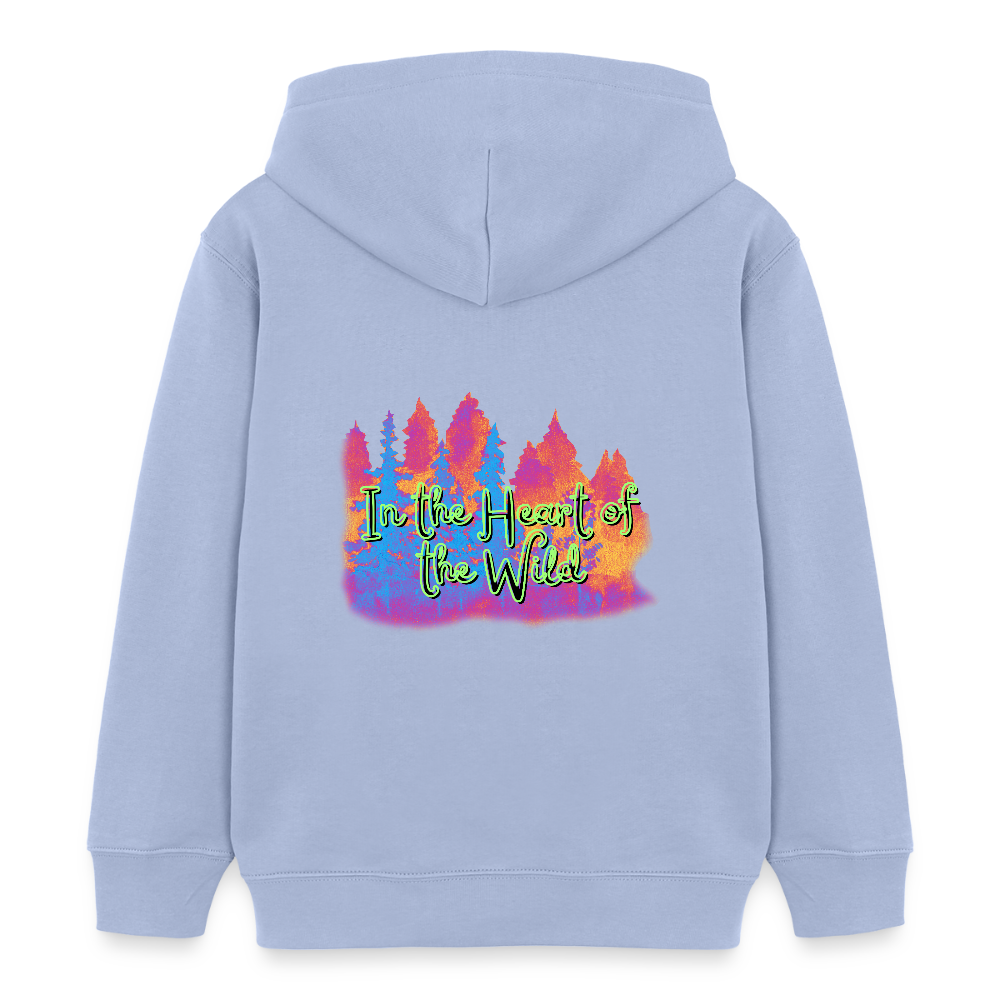 Kinder Bio-Hoodie - IN THE HEART OF THE WILD 2 - Sky