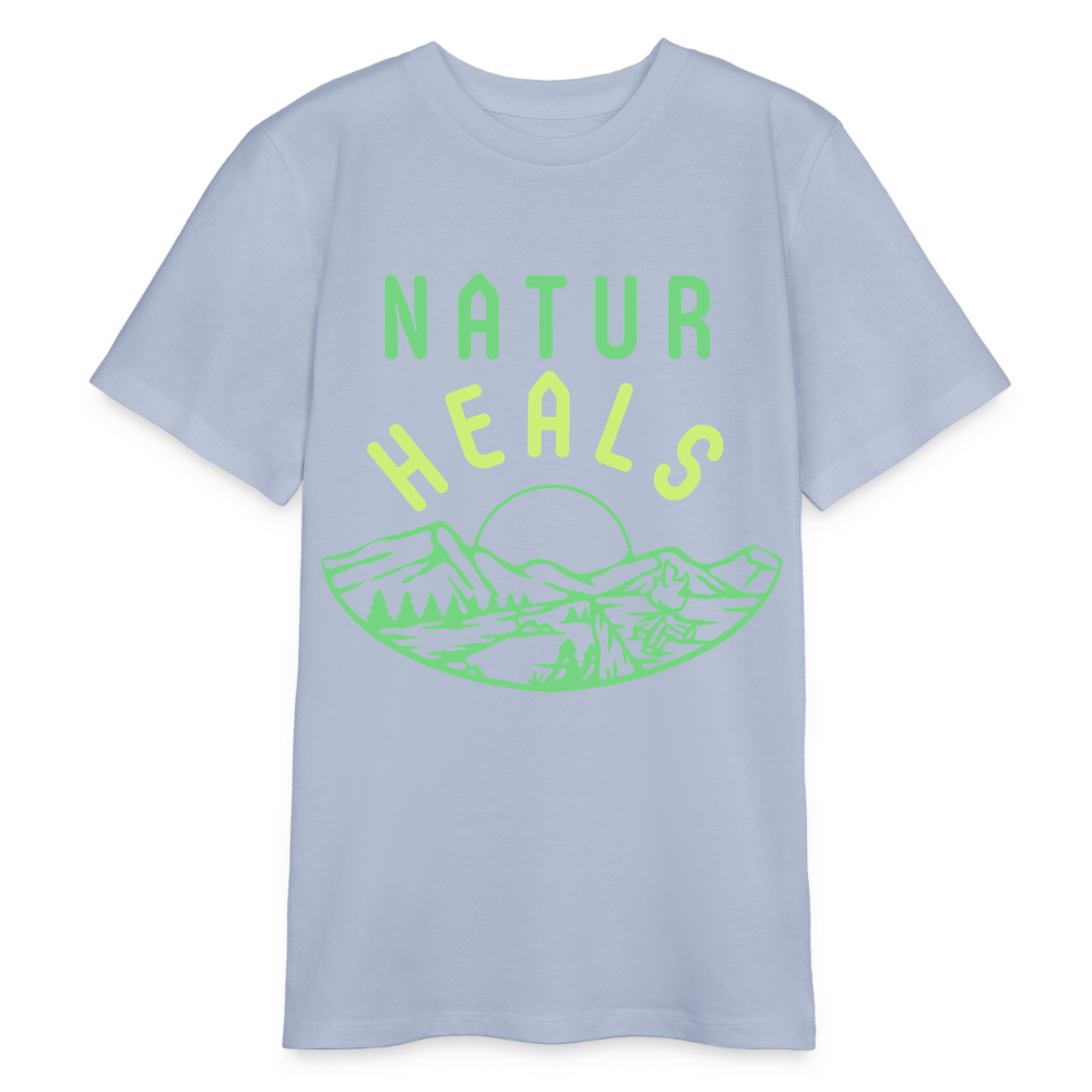 Bio Teenager T-Shirt - NATUR HEALS - Lavendel-Violett