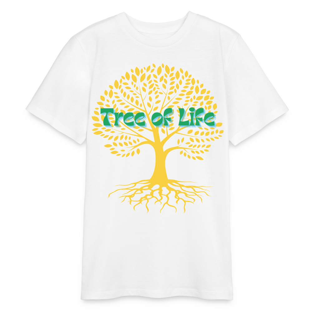 Bio Teenager T-Shirt - TREE OF LIFE - Weiß