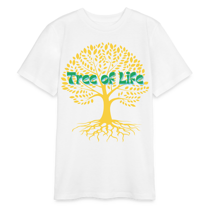 Bio Teenager T-Shirt - TREE OF LIFE - Weiß