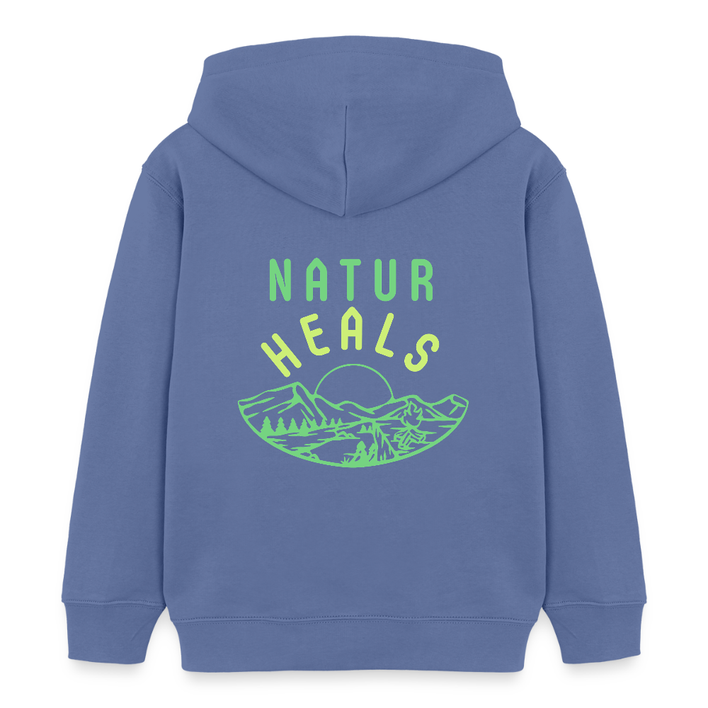 Kinder Bio-Hoodie - NATUR HEALS - Blau